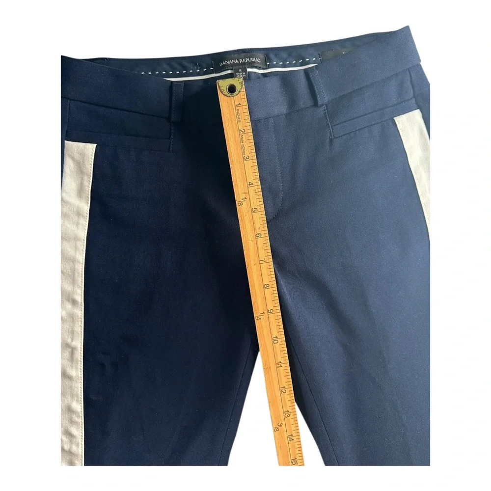 Banana Republic‎ Sloan Pants Black Skinny  Navy Blue Ankle Women’s Size 2